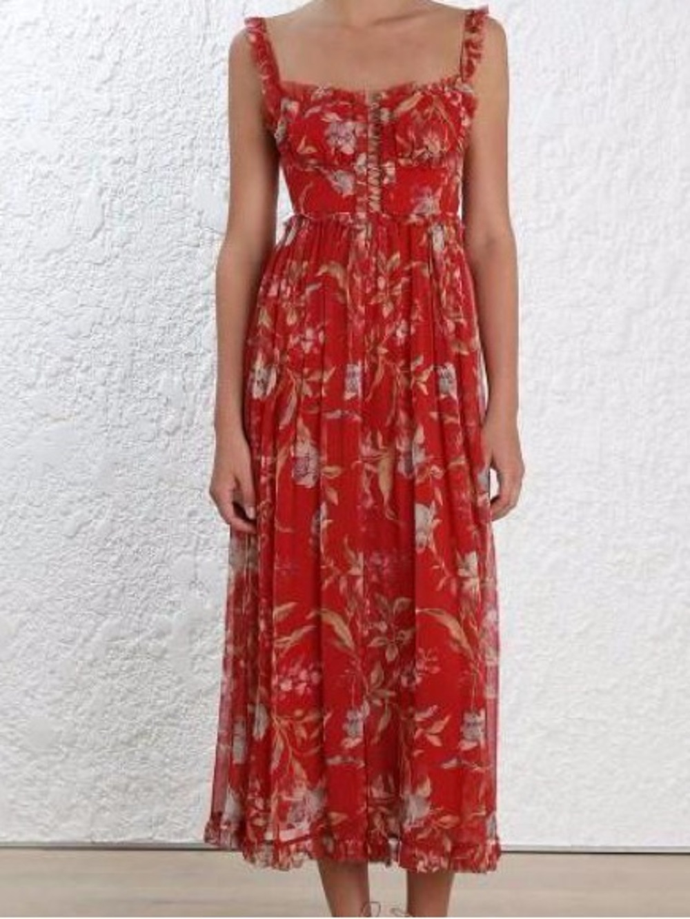 Zimmermann Corsair Iris Corset Jumpsuit